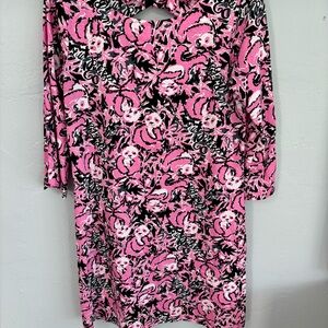 Lilly Pulitzer Bay Hangin w/ My Boo Hibiscus Pink Dress